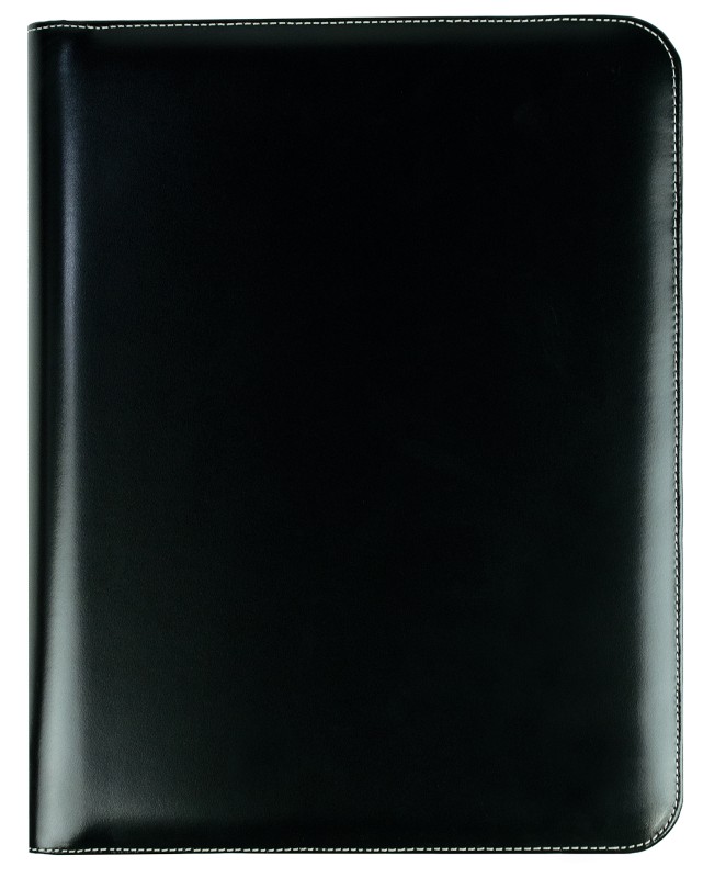 Manager Orga Mappe XXL in CAMBRIDGE Top Grain Rindleder schwarz